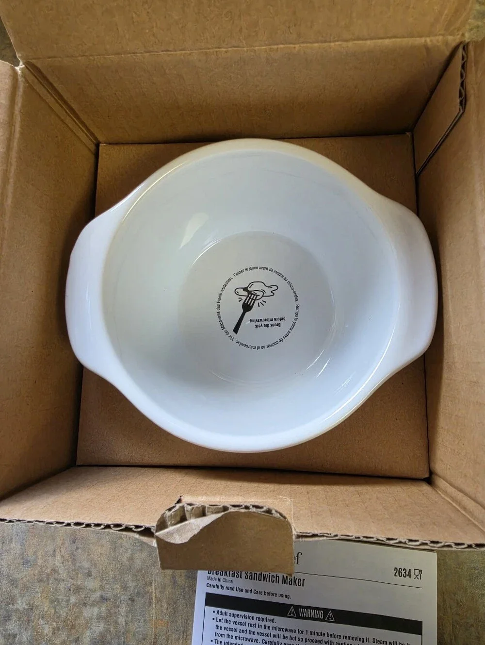 Pampered Chef Breakfast Sandwich Maker #2634